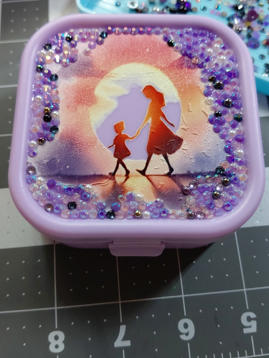 rhinestone jewelry box
