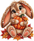 bunny with pumpkin