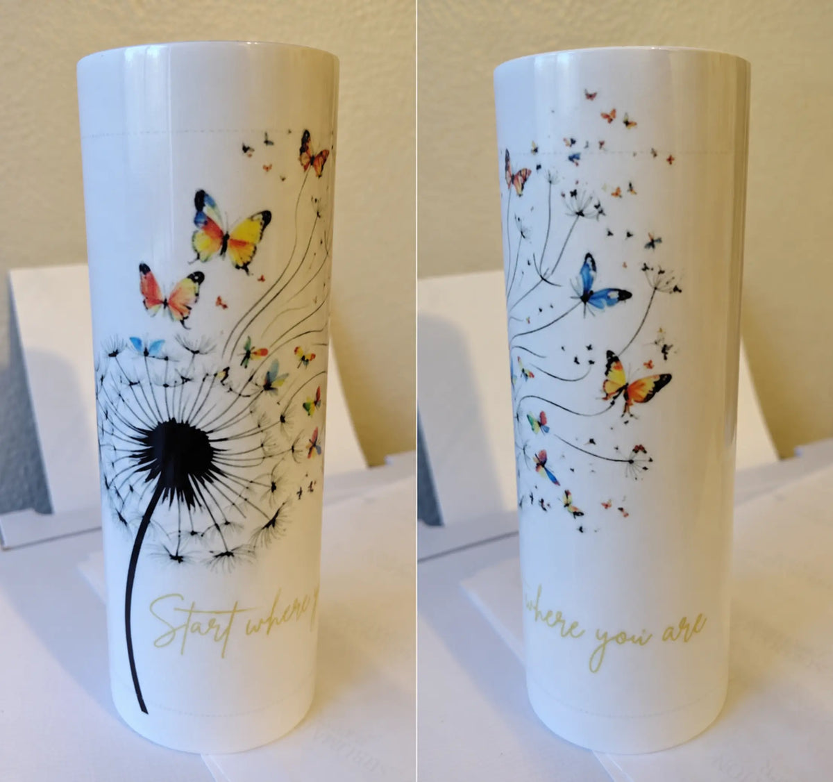spring flower and butterflies