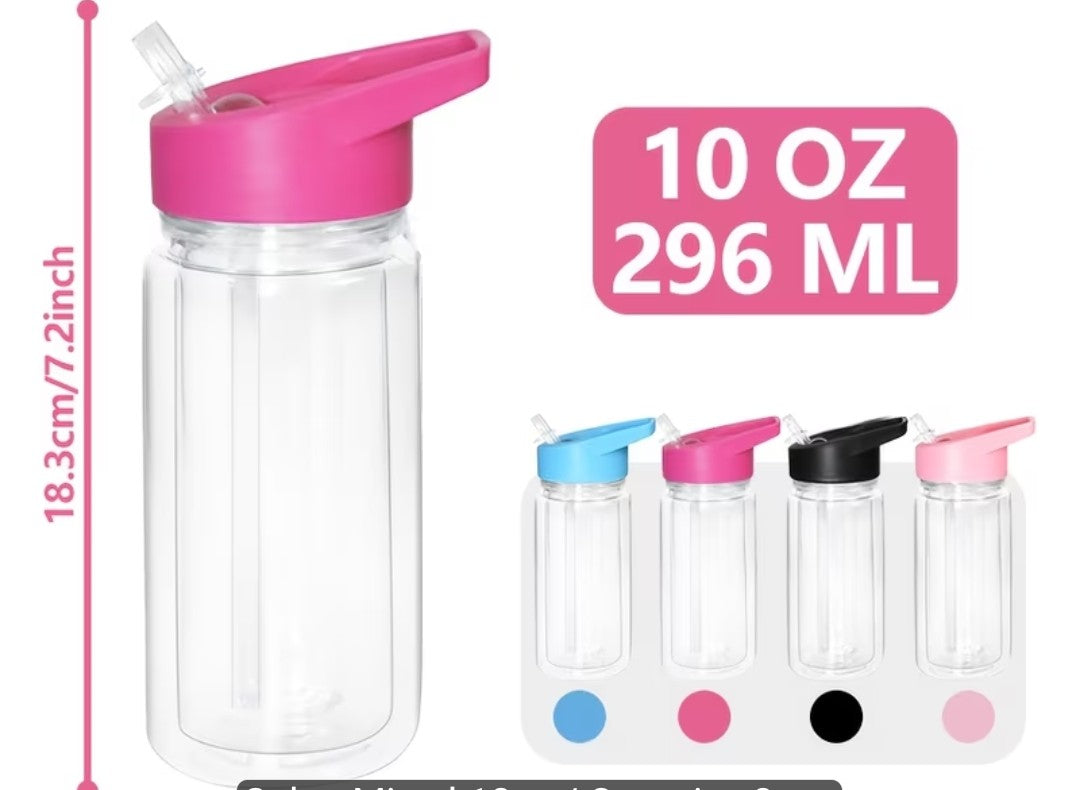 kids snowglobe  water bottle