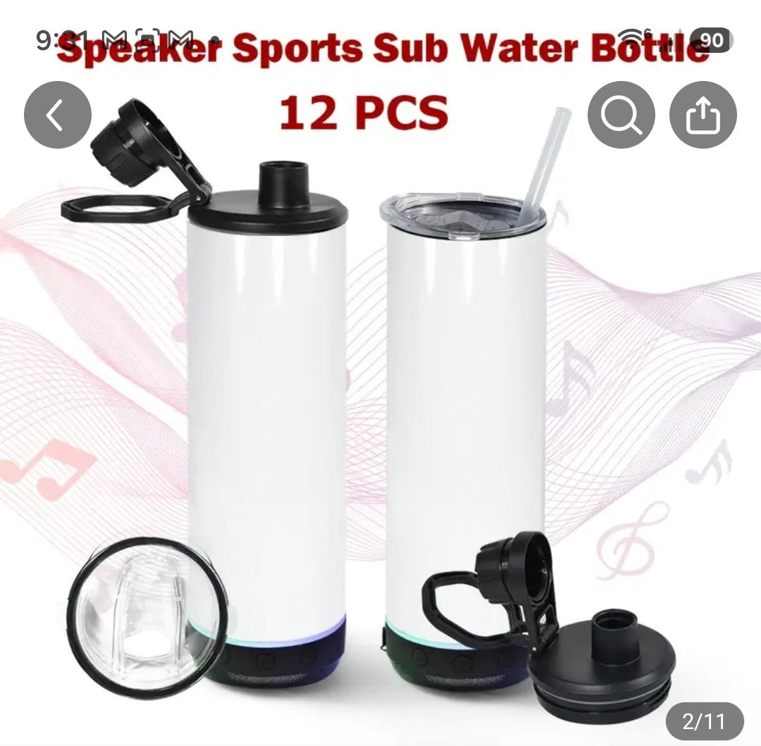 20oz sports bottle speaker