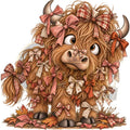 cow with bows