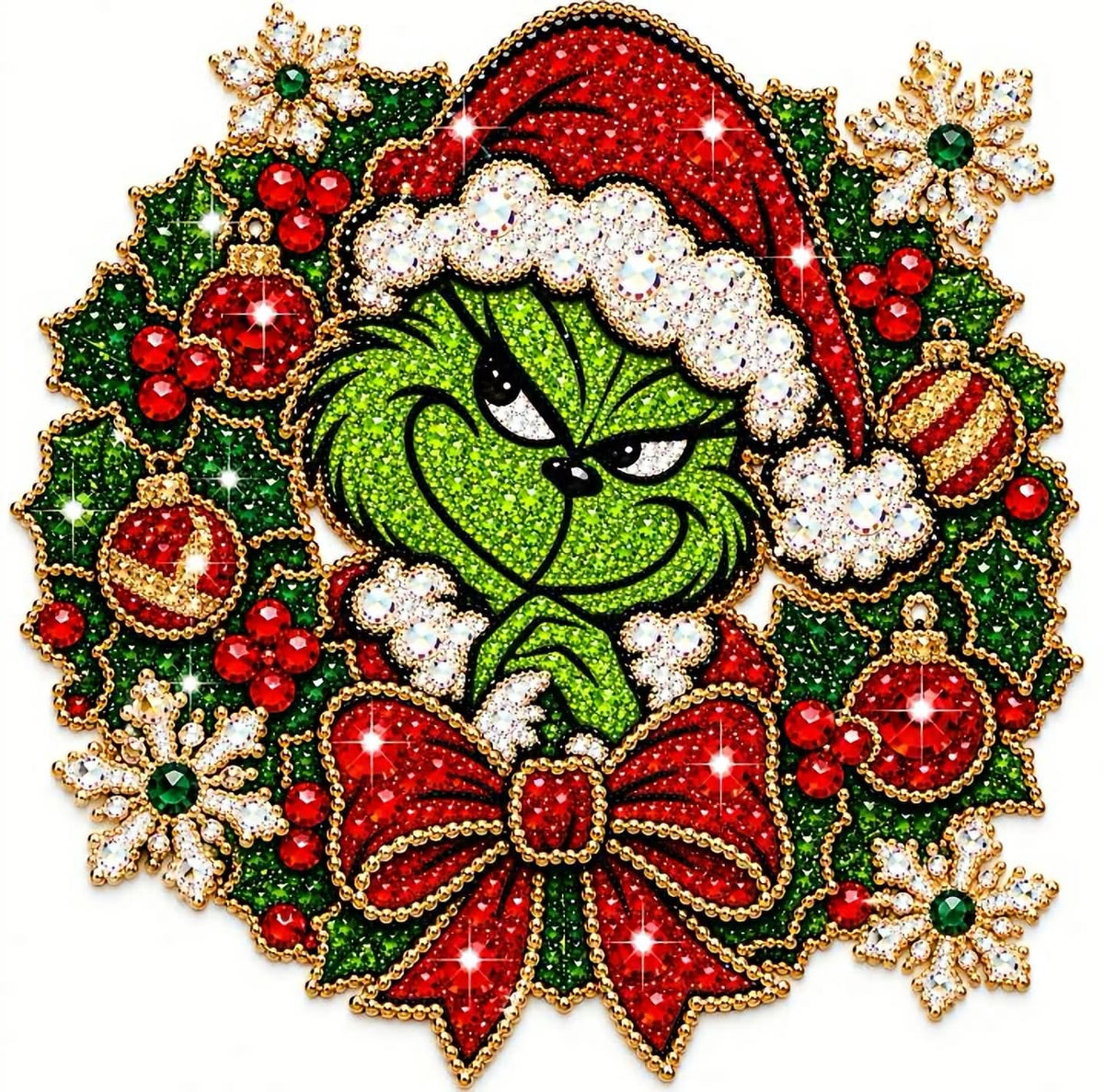 grinch wreath