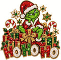rhinestone template grinch hohoho