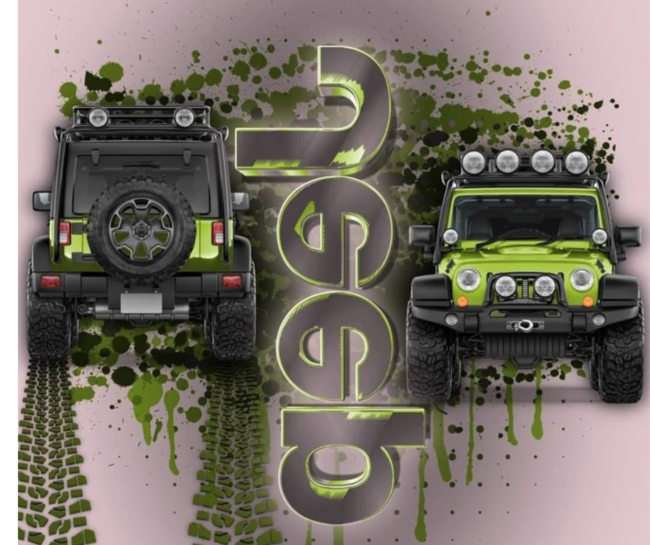 green jeep