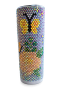Butterfly rhinestone tumbler